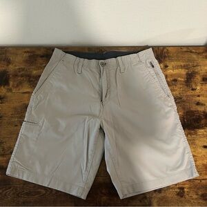 English Laundry Men's Classic Tan Flat Front Chino Shorts